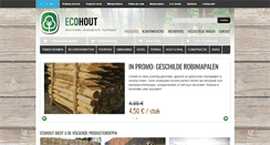 Desktop Screenshot of ecohout.be