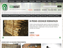 Tablet Screenshot of ecohout.be